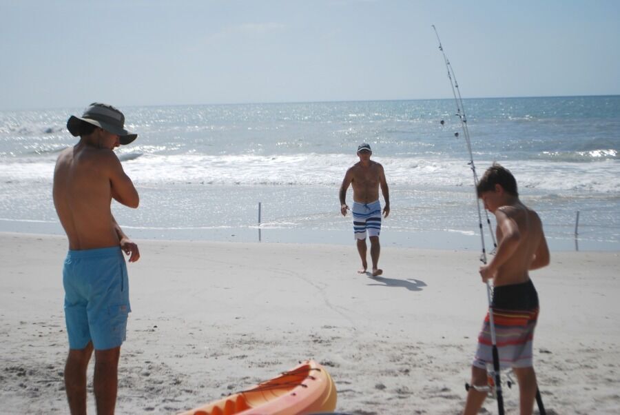 boys fishing