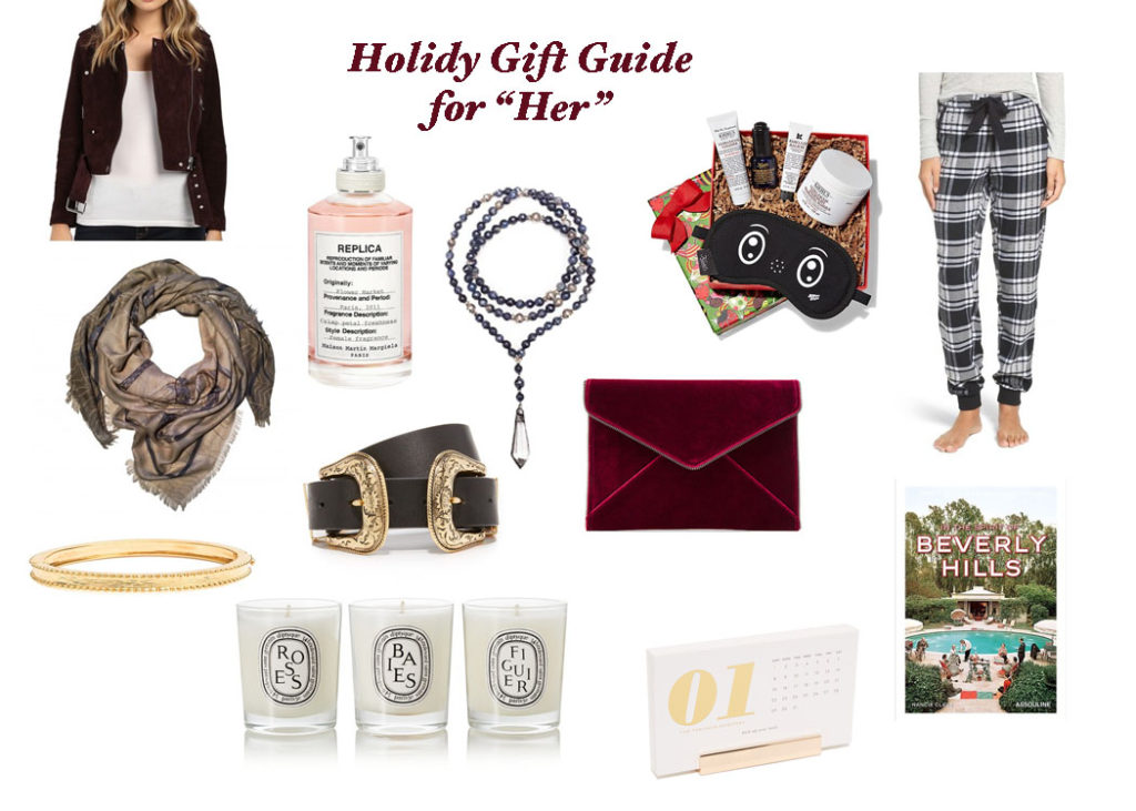 collage of Holiday Gift Guide for women