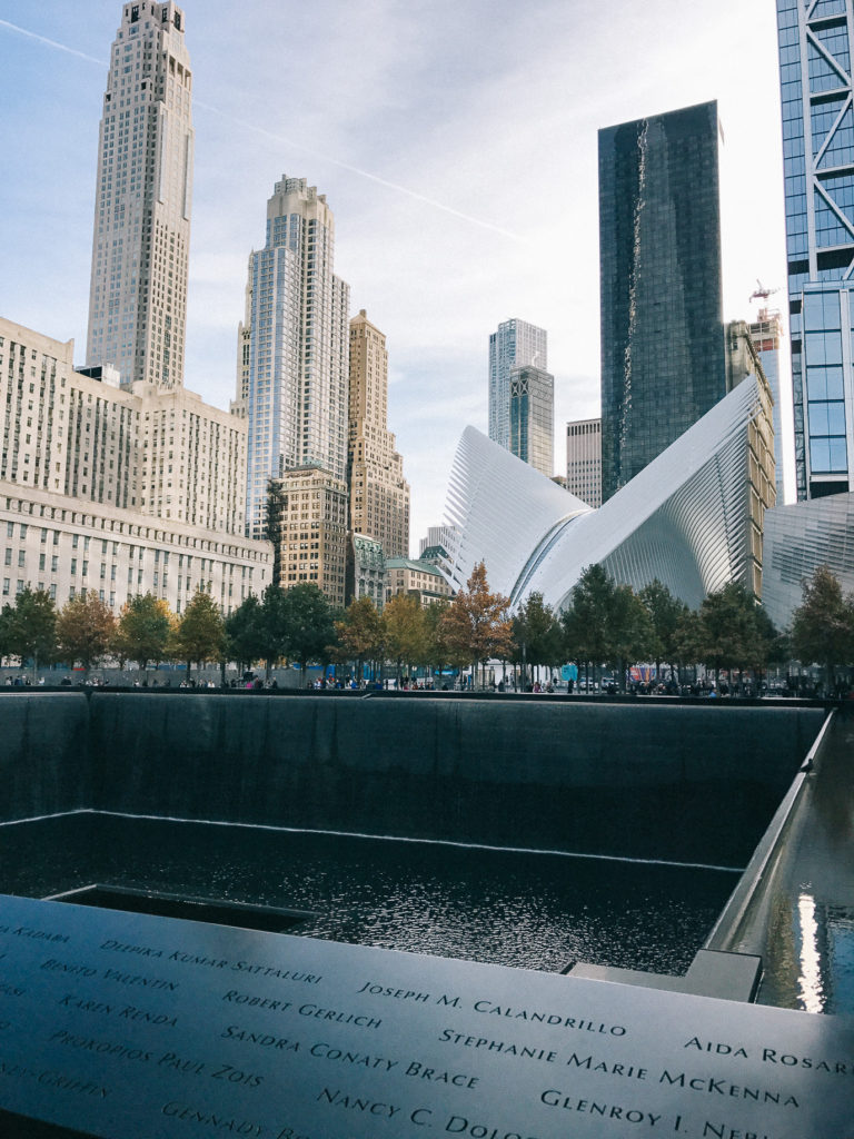 NYC Weekend Trip New York City 9/11 Memorial 