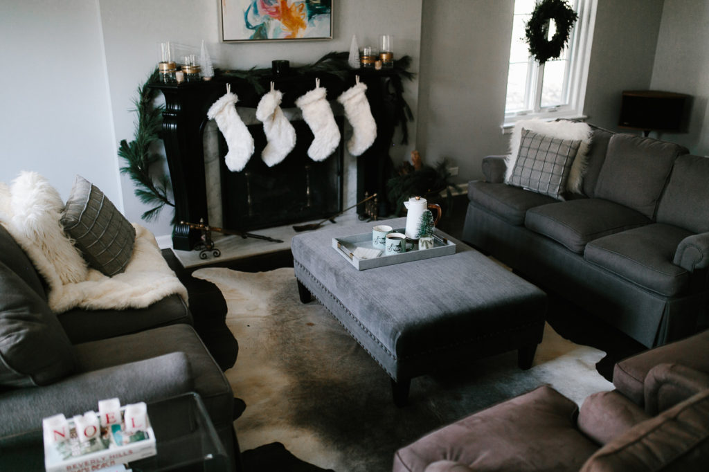 upgrading holiday decor in your living room 