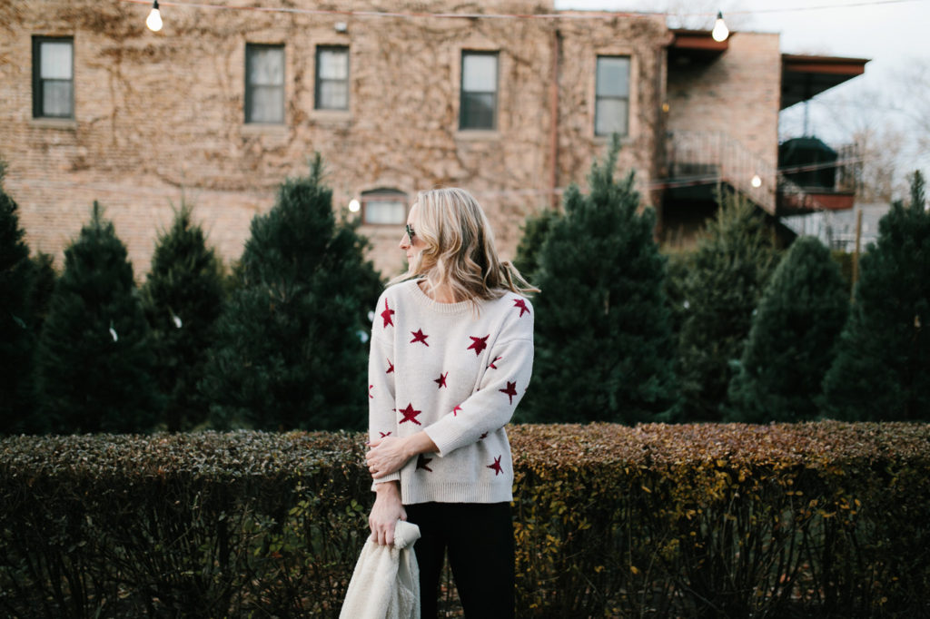 Holiday Season With Teenagers in Red Sweater