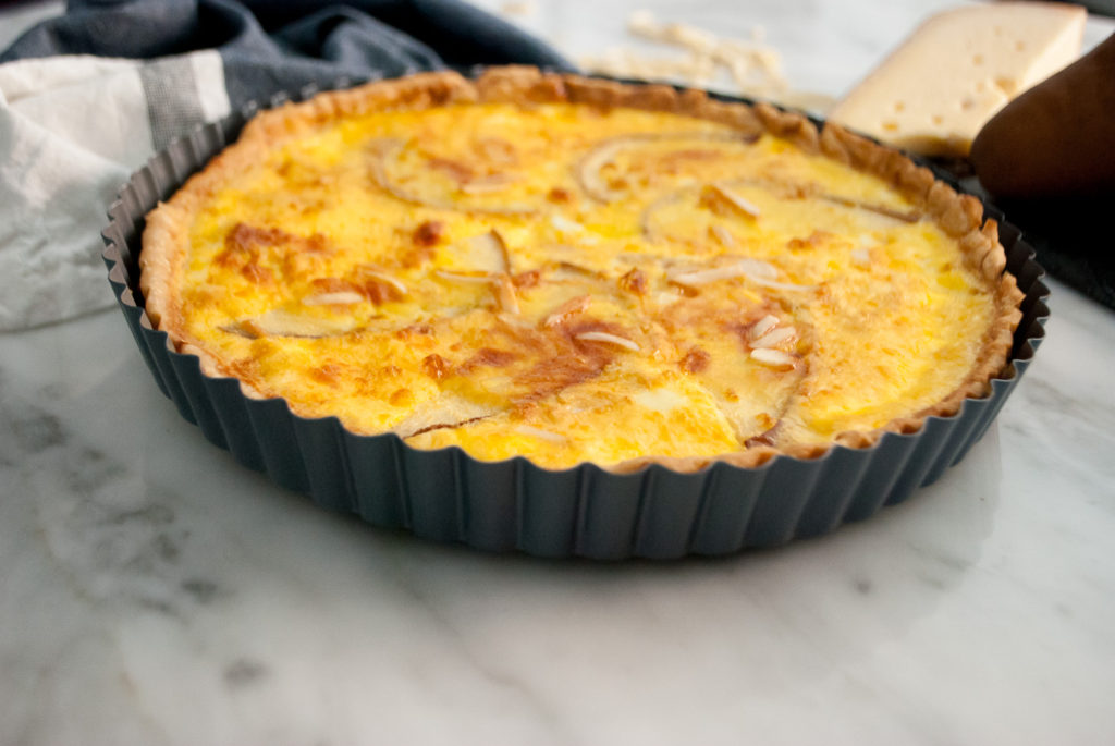 Simple quiche for NYE