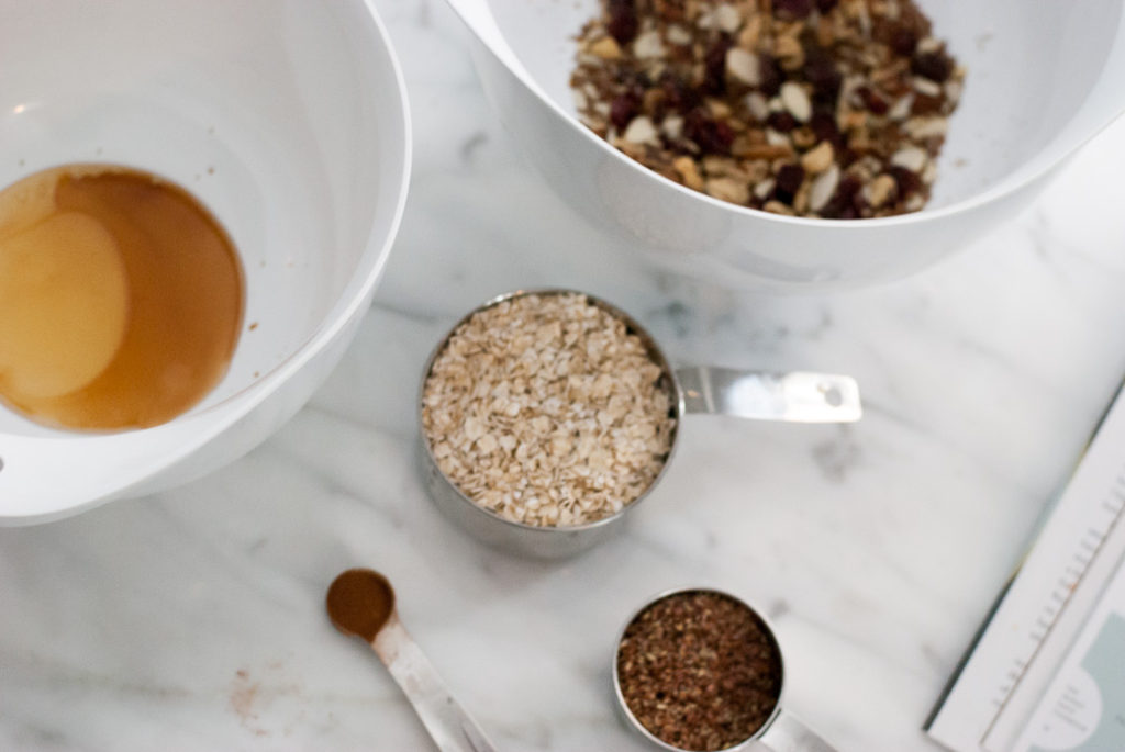 Good for You Granola Ingredient Prep