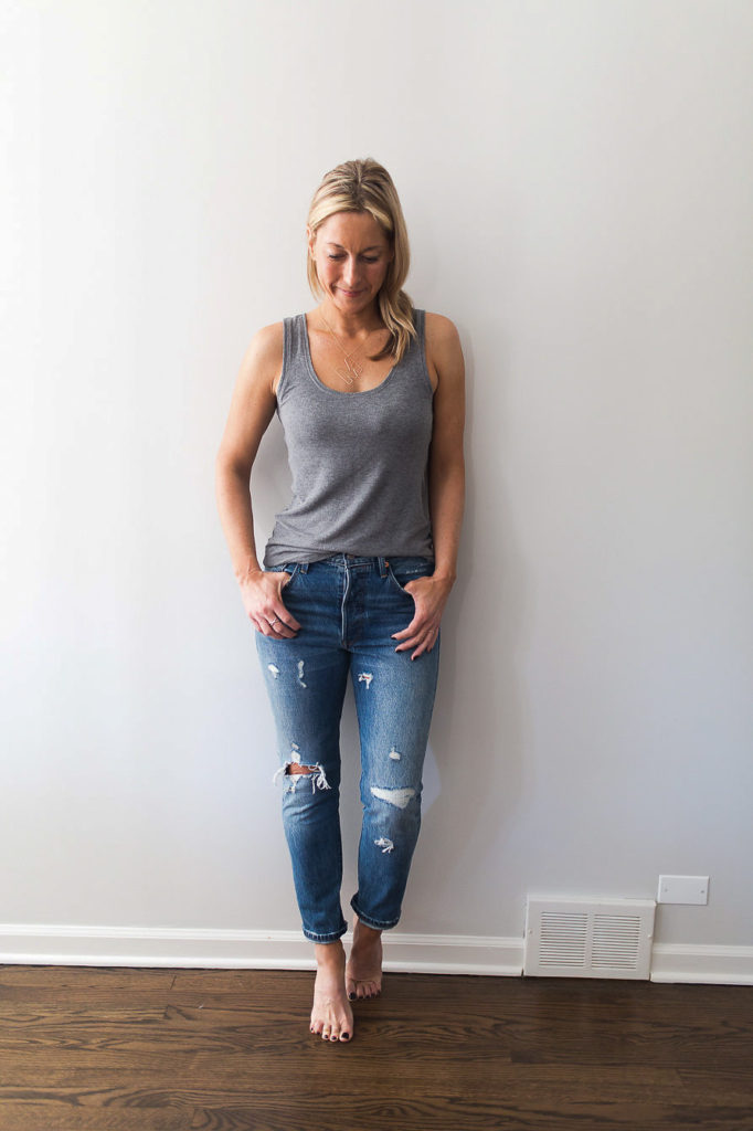 Outfit of the Day should start with great basics like a soft tank and denim