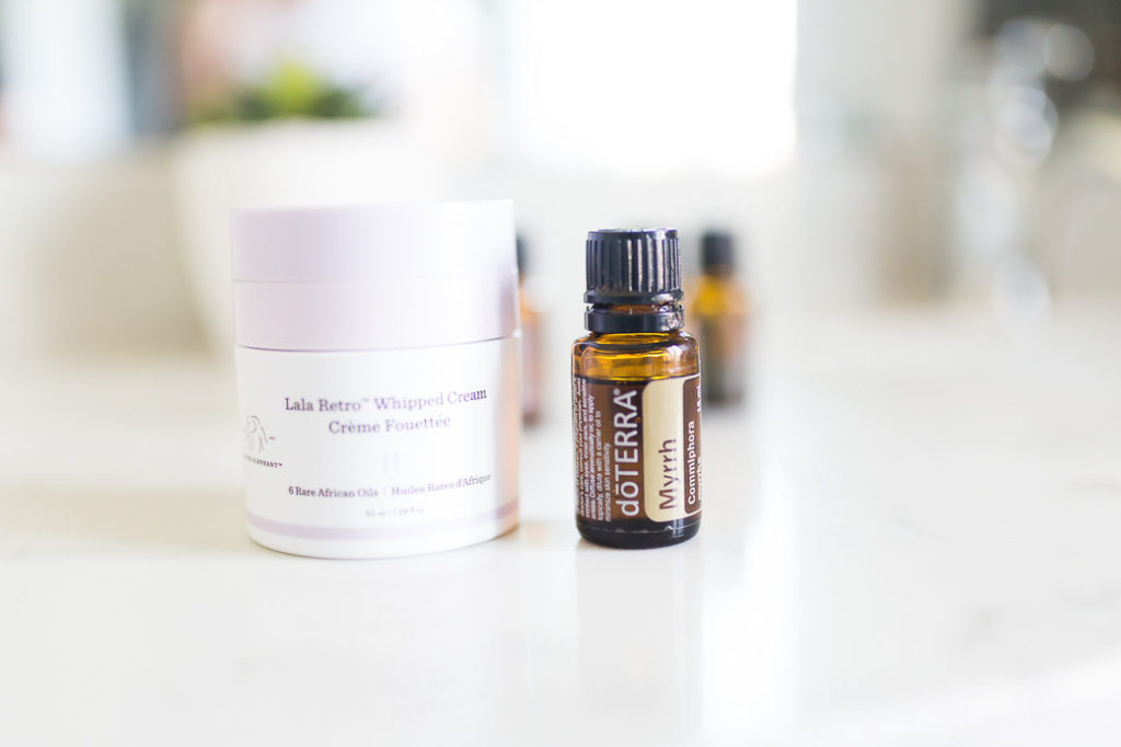 Add Essential Oil Myrrh to your daily moisturizer