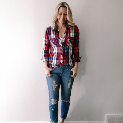 Series: Outfit of the Day-Transitioning Seasons with Plaid