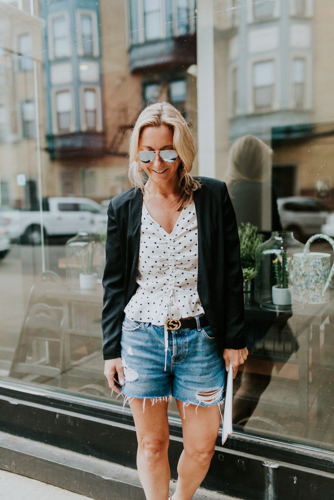 How to Make Your Denim Shorts Look More Chic