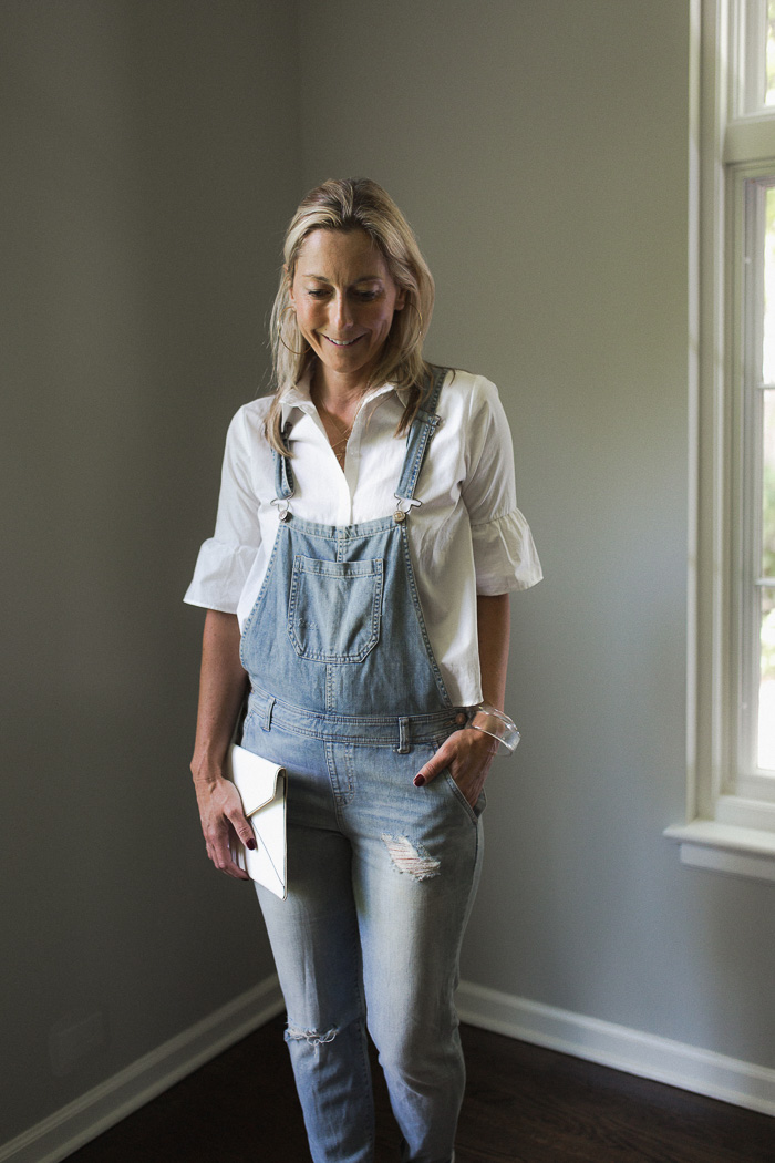 Never Without Navy - Denim overalls