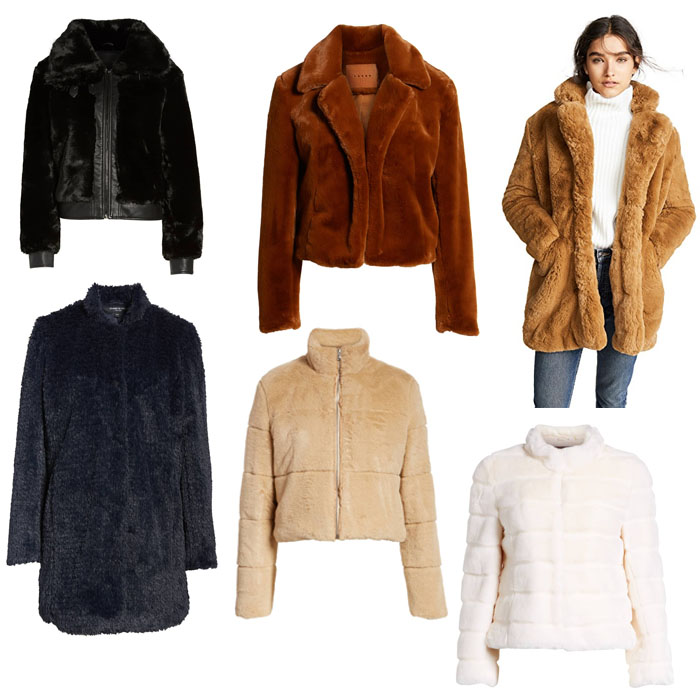 Faux Fur Jackets to Wear this Season - Never Without Navy