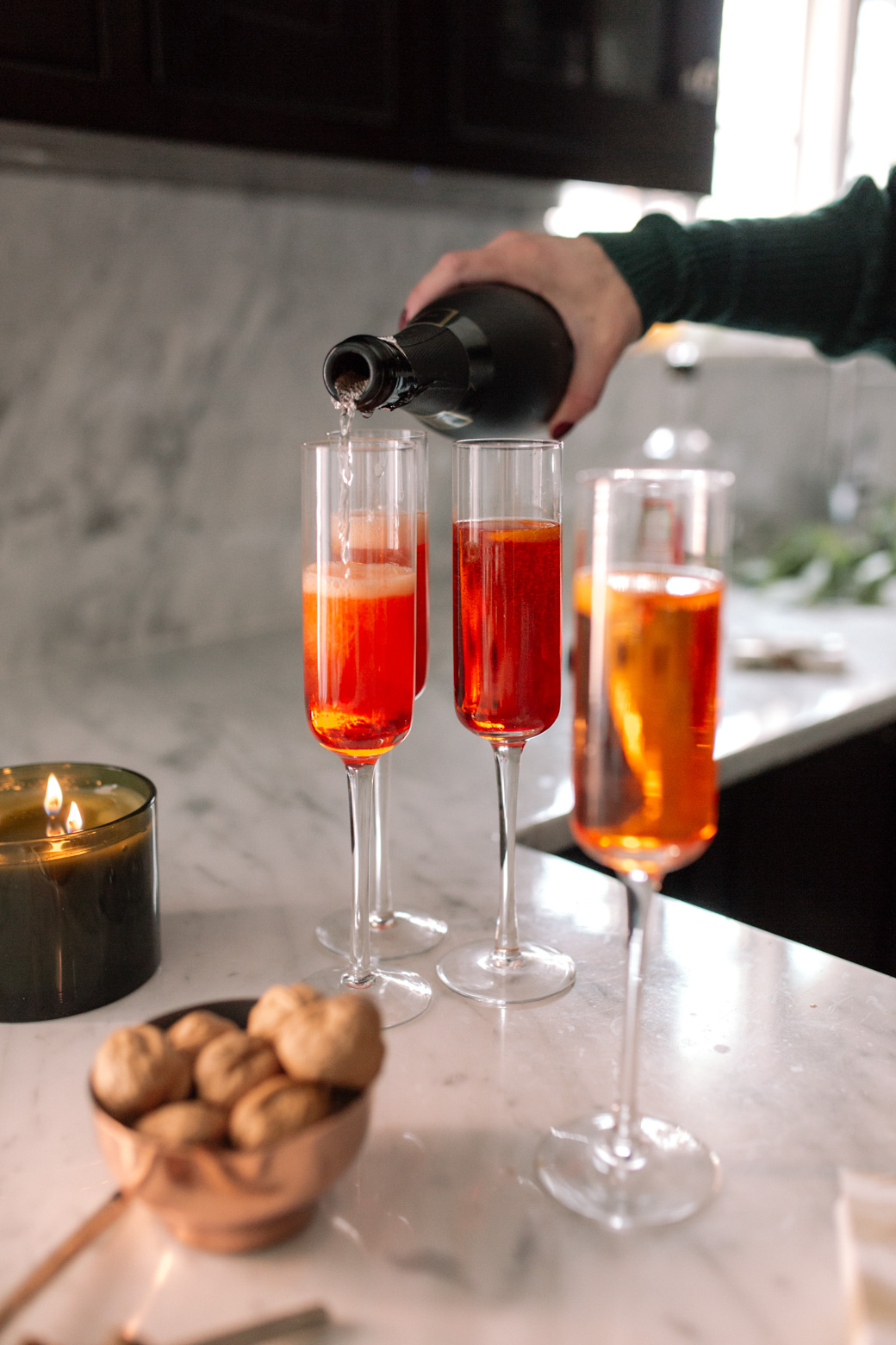 Sparkling Holiday Wine Cocktail Recipe