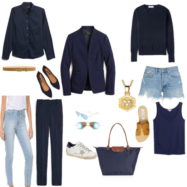 Creating a Navy Capsule Wardrobe Never Without Navy