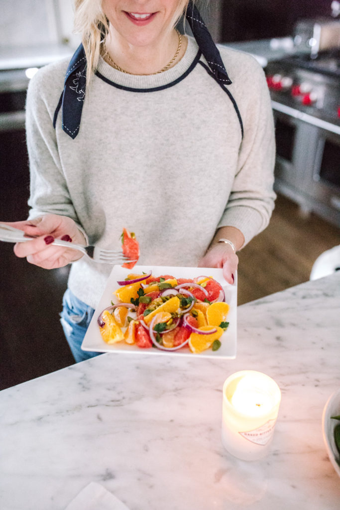 Megan Medica is featuring a winter citrus salad