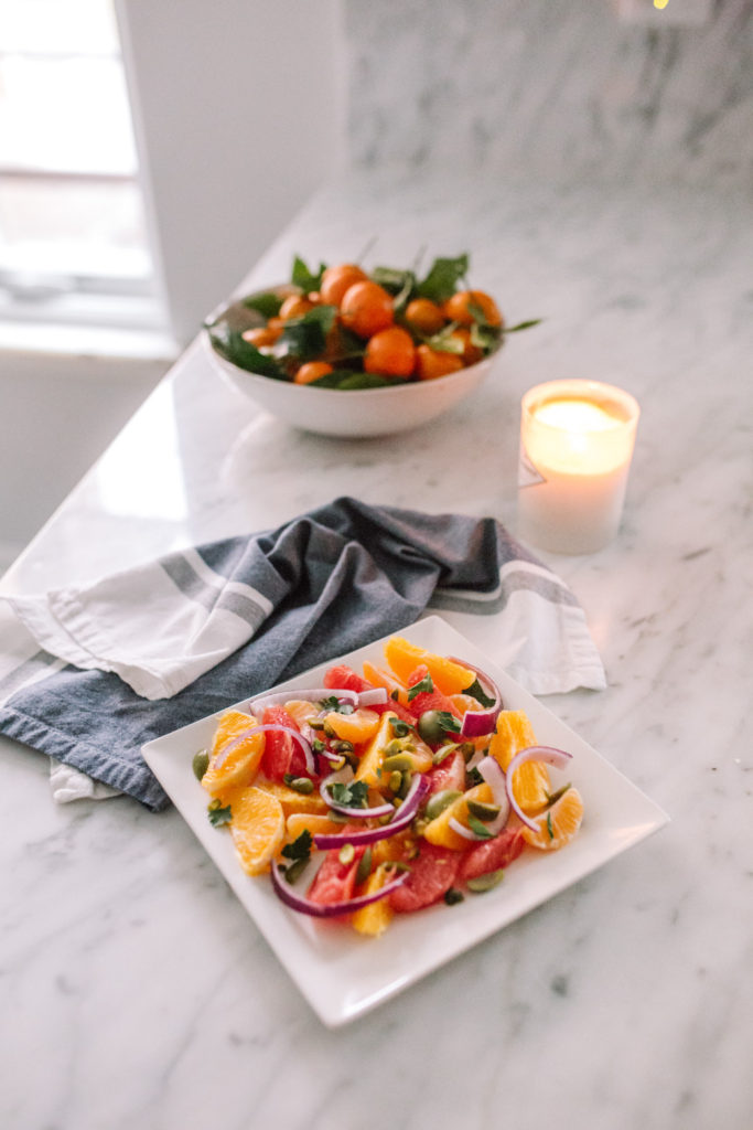 winter citrus salad recipe - never without navy