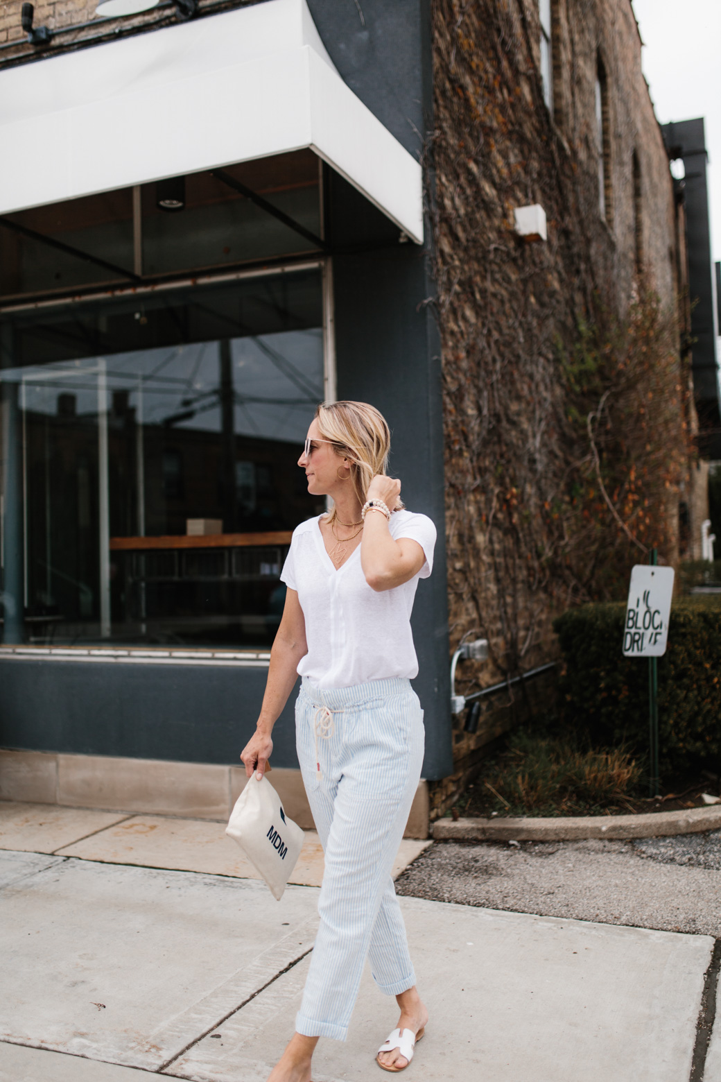 Striped Beach Pants Outfit Inspo Never Without Navy