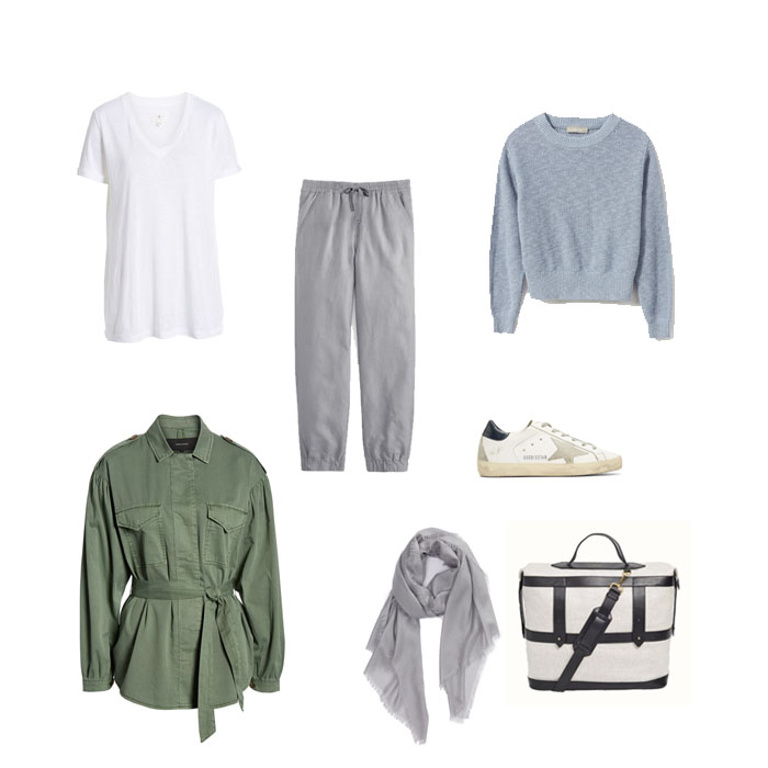 what to wear on an international flight - outfit idea