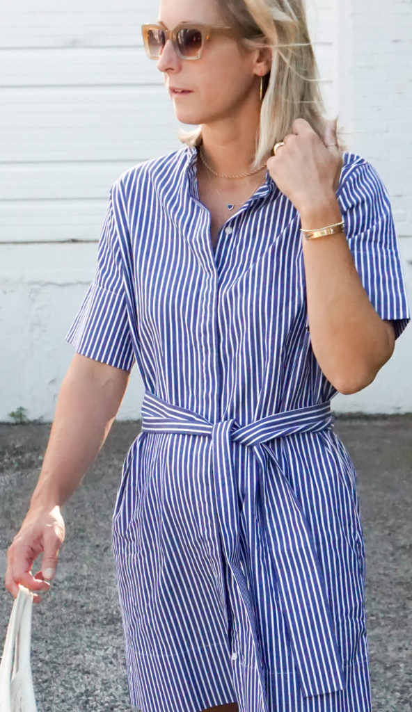 Style A Shirtdress with an Everlane Favorite