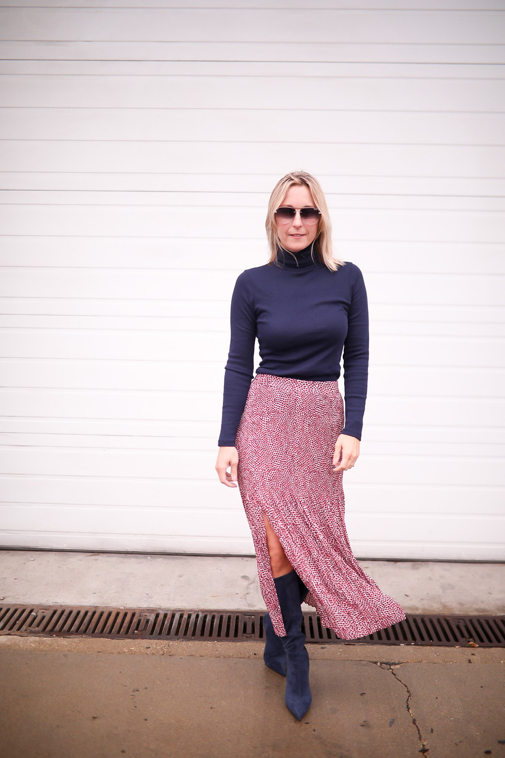 How to Style A Long Skirt - Never Without Navy Blog