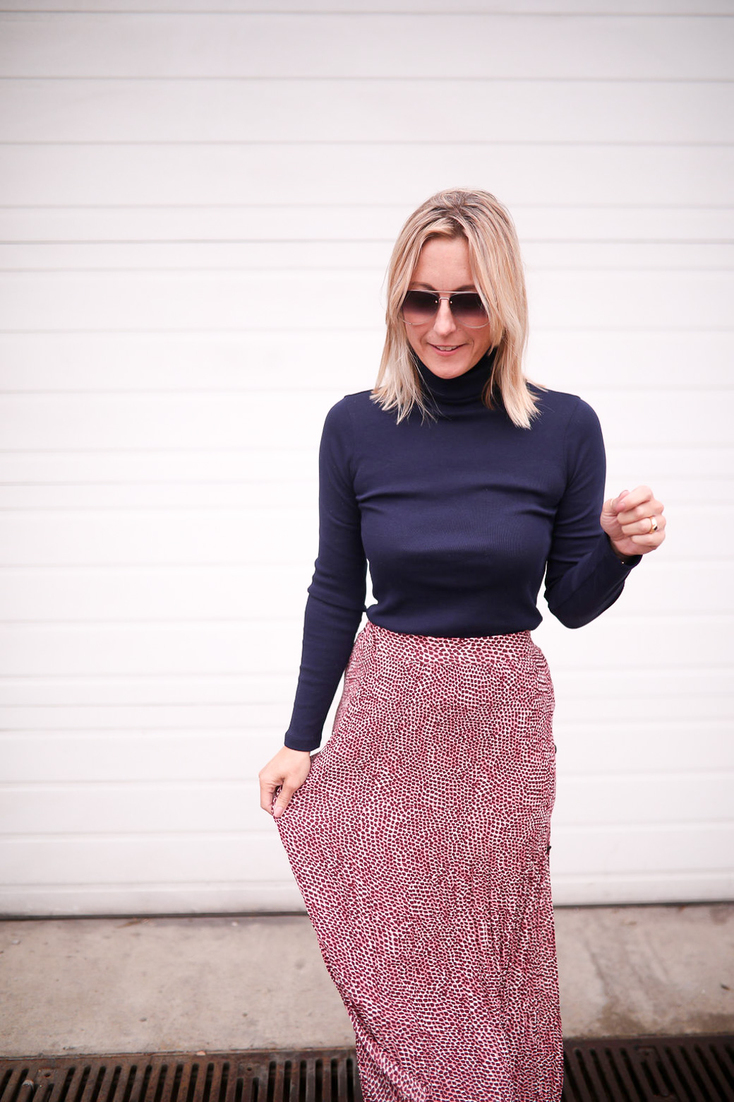 How to Style A Long Skirt - Never Without Navy Blog