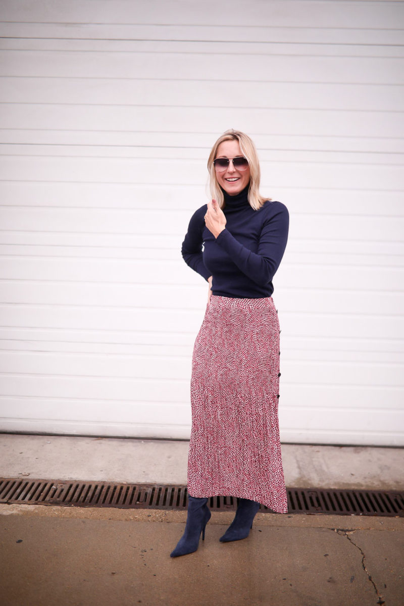 How to Style A Long Skirt - Never Without Navy Blog