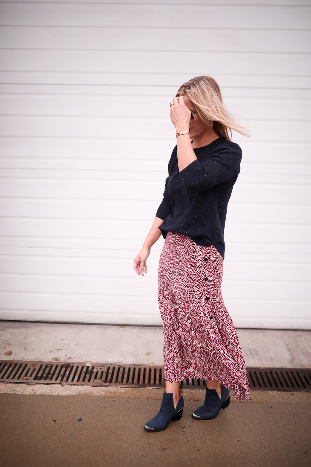 How to Style A Long Skirt - Never Without Navy Blog