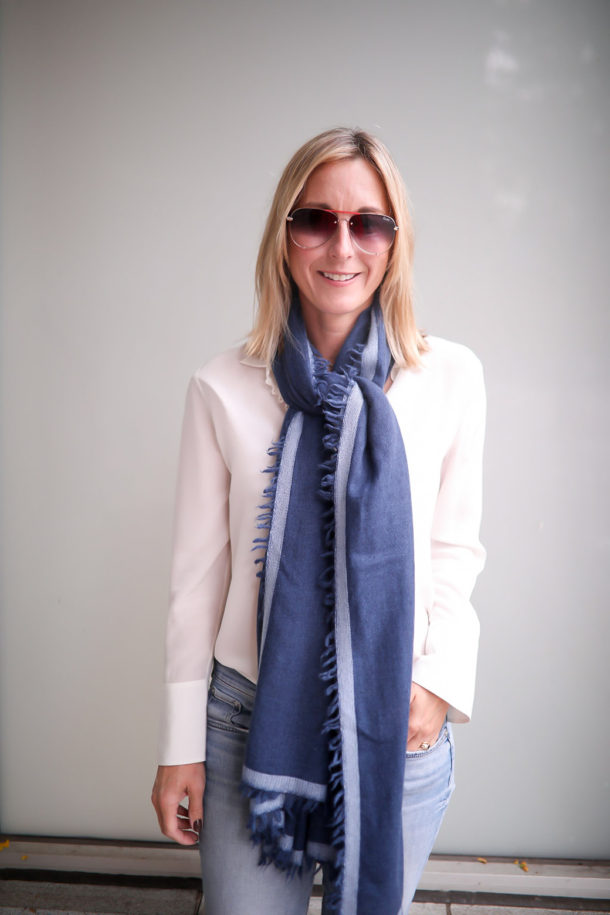 How To Wear A Wrap Scarf Never Without Navy Blog