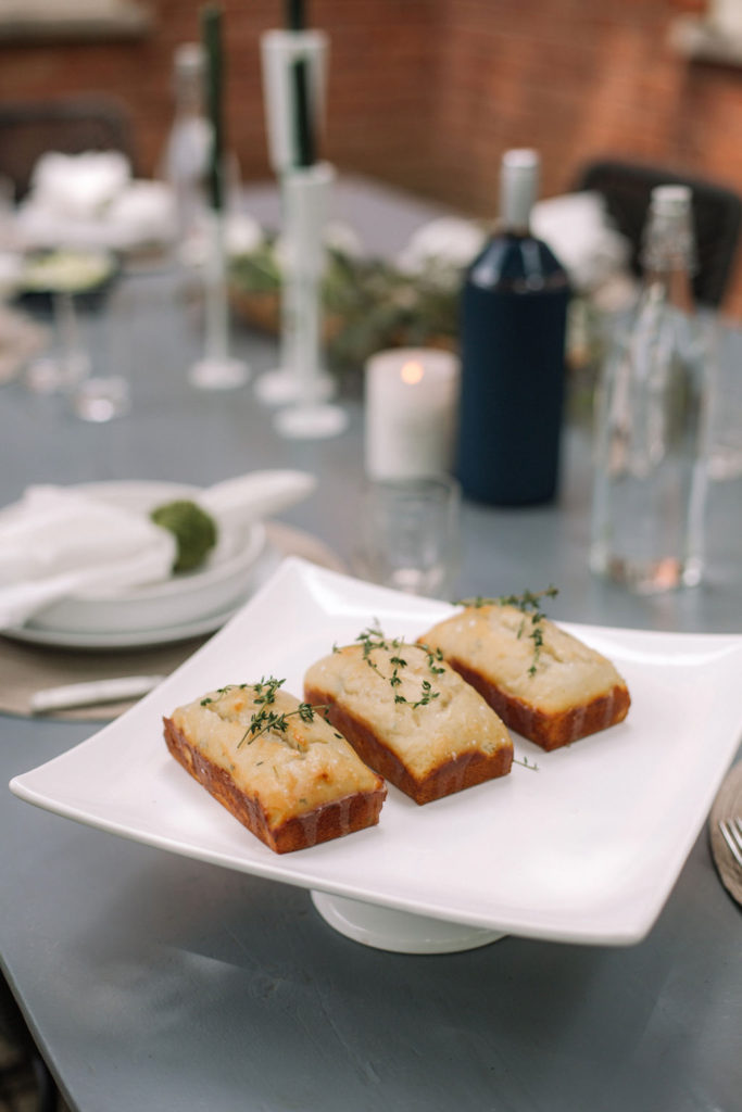 Lemon, Ricotta & Thyme Mini Loaves