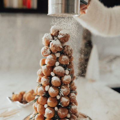 A Christmas Morning Treat: Donut Hole Tree