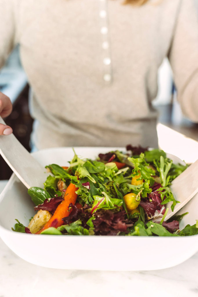 Salad with Orange and Lemon Dressing