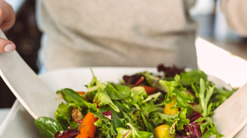 Roast Carrot and Avocado Salad with Orange and Lemon Dressing