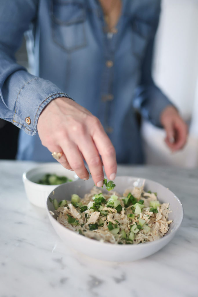 Miso-Ginger Chicken Salad