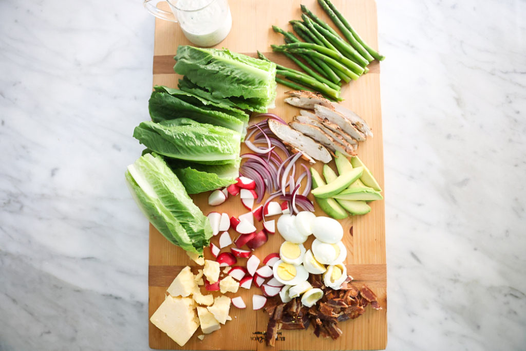 Cobb Salad Charcuterie Board