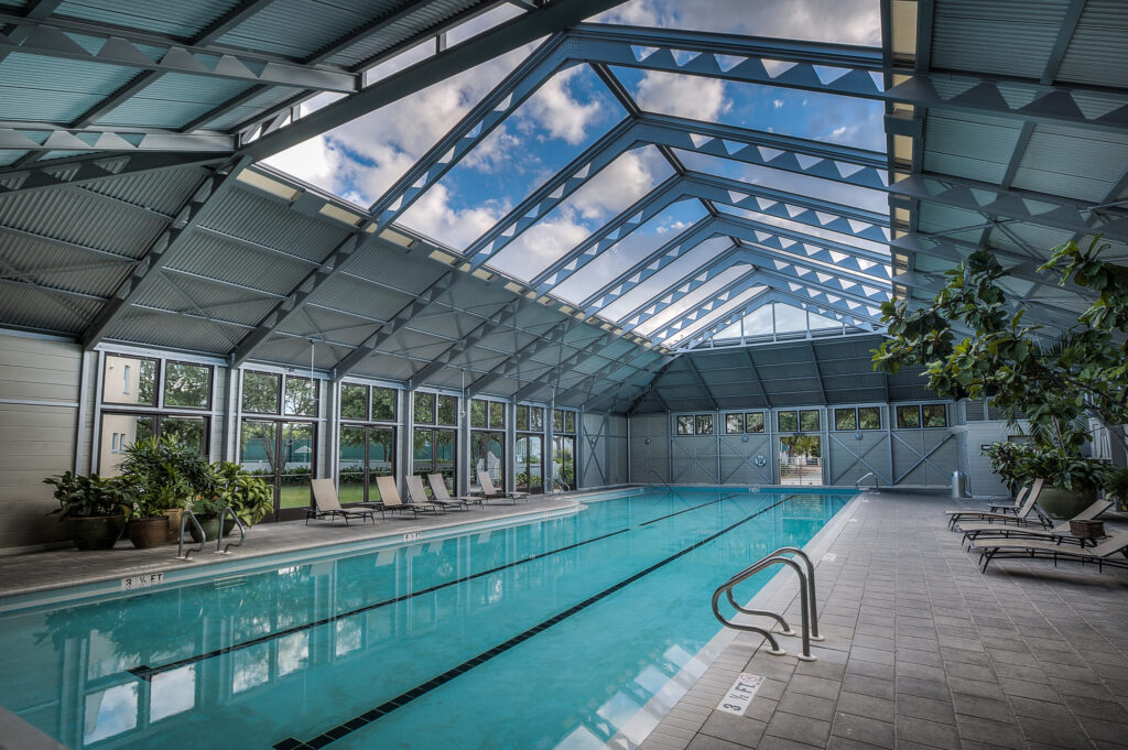 indoor pool at Rosemary Beach Florida