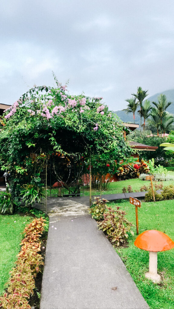 pathway to a hotel in Costa Rica